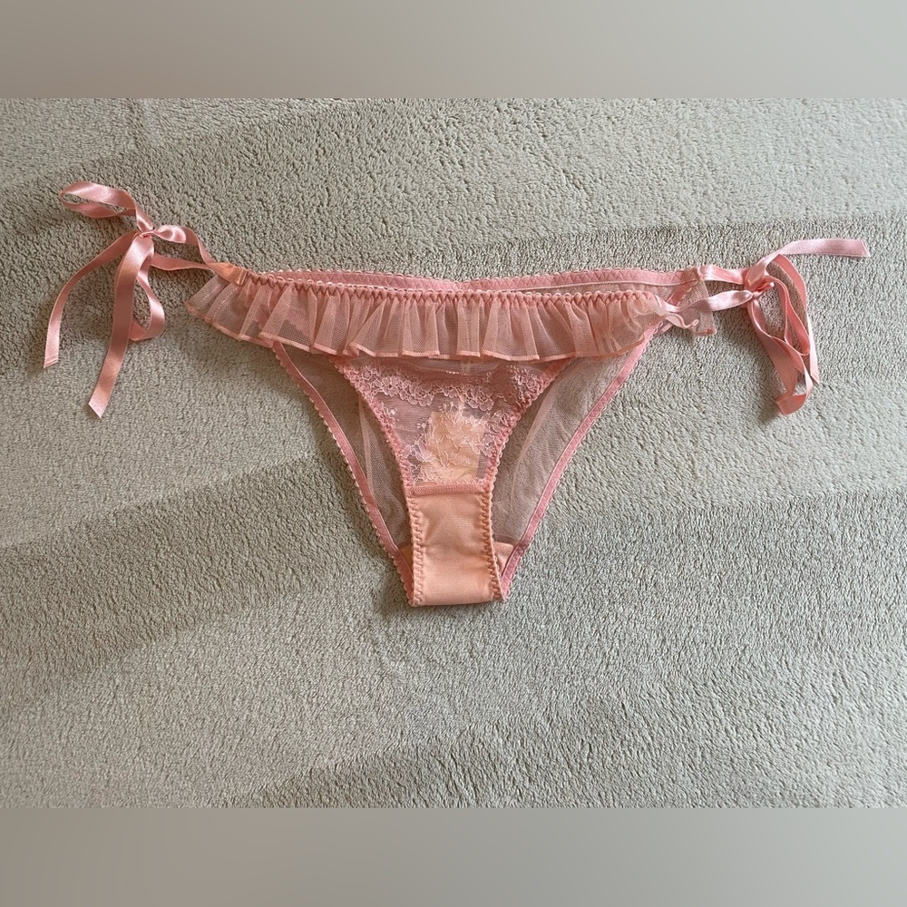 NWT MYLA London Elm Row Side Tie Briefs Pink